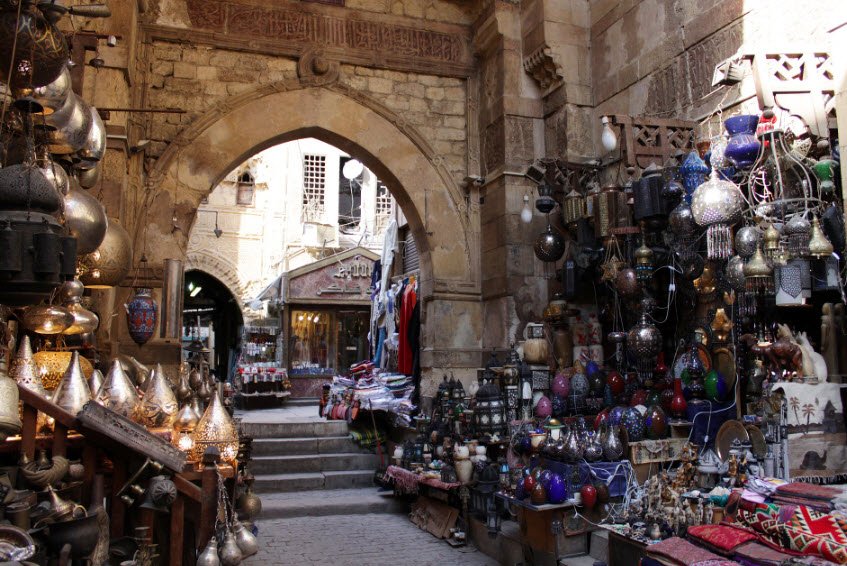 Khan El Khalili Bazaar, Islamic Cairo, Cairo, Egypt
